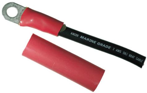 Heat Shrink Battery Cable Tubing Adhesive Lined 34 X 3 1 Red And 1
