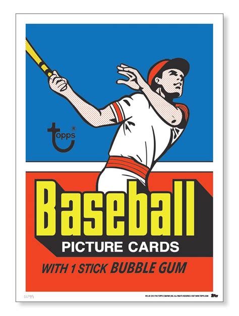 Sports cards are like graduation for kids who were flipping sneakers. Topps adds vintage baseball card wrappers to its wall art ...
