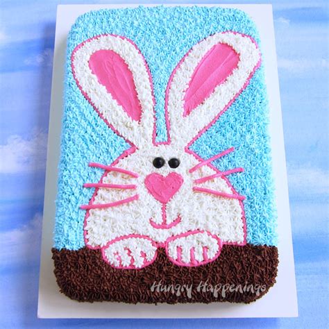 Easter Bunny Cake Easy Sheet Cake Design Hungry Happenings Recipe