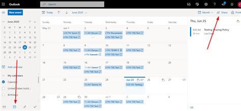 Outlook Mobile Shared Calendar