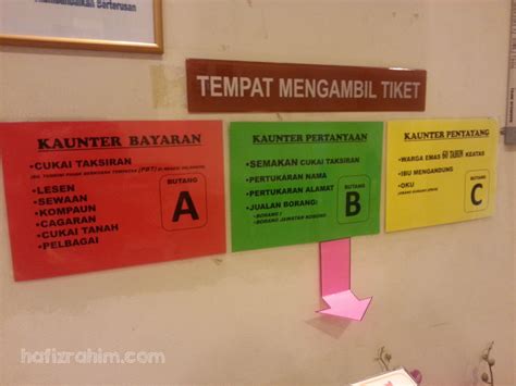 Waktu operasi kaunter bsh lhdnm. Tukar Nama Cukai Pintu