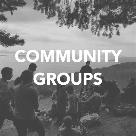 Community Groups Sanctuary Church