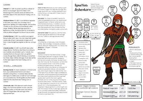 My Attempt At Custom Character Sheets Rdndnext
