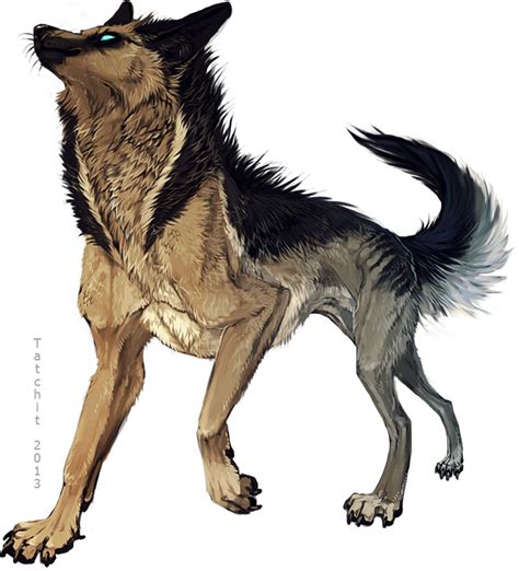 Anime Wolf Fantasy Creatures Mythical