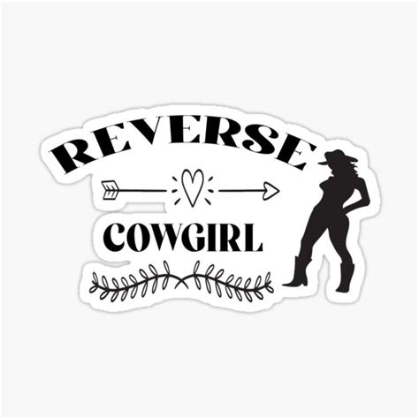 Reverse Cowgirl Sticker For Sale By Getofit Redbubble