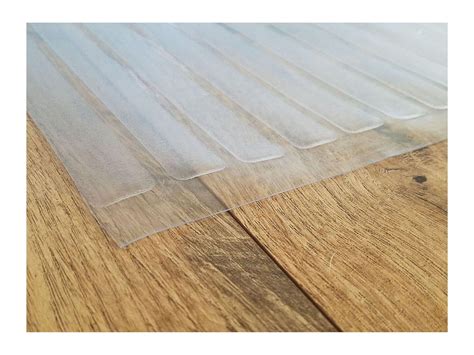 Resilia Clear Vinyl Plastic Floor Runnerprotector For Hardwood