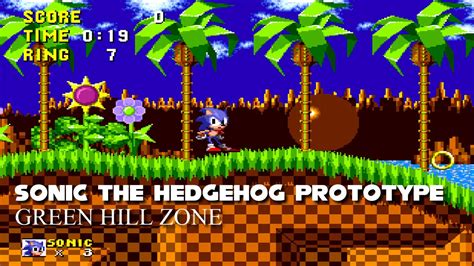 Sonic 1 Prototype Ost Green Hill Zone Youtube