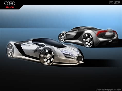 Audi R10 Hypercar Concept Computer Graphics Daily News