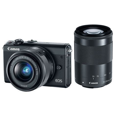 Aparat foto mirrorless mic, elegant, simplu şi conectat cu calitate incredibilă a imaginii; ფოტოაპარატი Canon EOS M100 15-45mm IS STM - Black