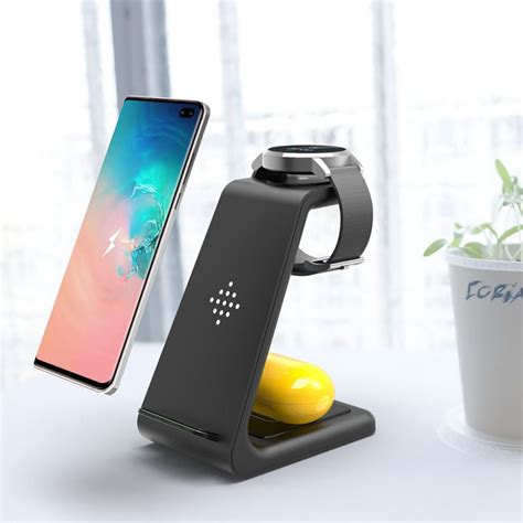 K High Quality 3 In 1 10w Wireless Charger Charging Station For Iphone