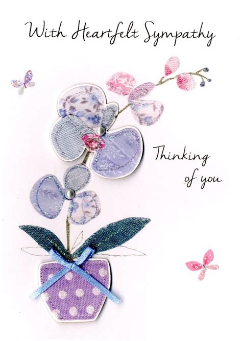 With Heartfelt Sympathy Greeting Card Cards Love Kates