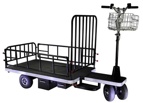 Motorized Warehouse Cart Dh Ps1 C8 Half Fence Light Duty Curtis