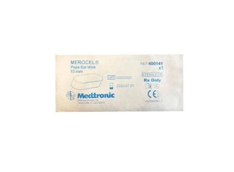 Medtronic Merocel Pope Ear Wick 40014115mm Pack Of 50