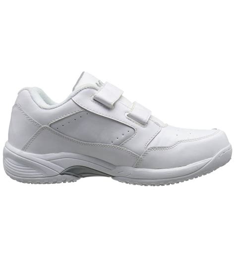 Mens Uniform Athletic Velcro Shoes White Cr129xgils1