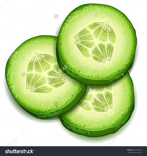 Cucumber Slices Clipart Clipground