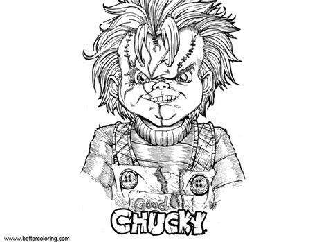 20 Childs Play Chucky Coloring Pages Kamalche