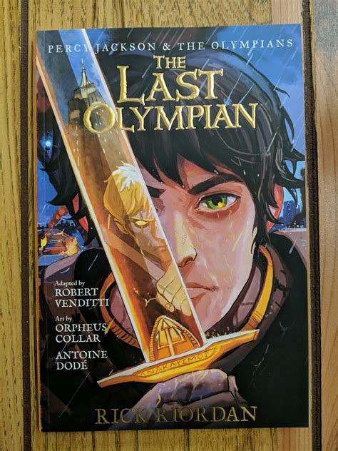 Percy Jackson And The Last Olympian Graphic Novel Book Kirinkopelyn