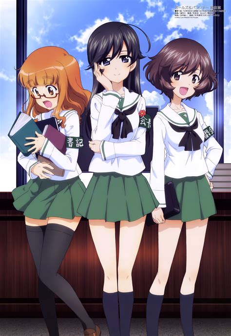 Akiyama Yukari Takebe Saori And Isuzu Hana Girls Und Panzer And 1