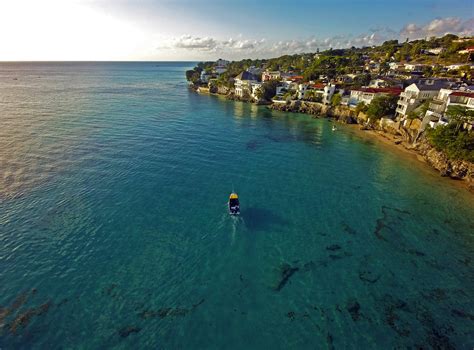 Batts Rock Recent Drone Aerial Work From Above Barbados Beach