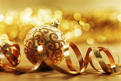 Maybe you would like to learn more about one of these? Golden Christmas decorations - Christmas Photo (22230168 ...