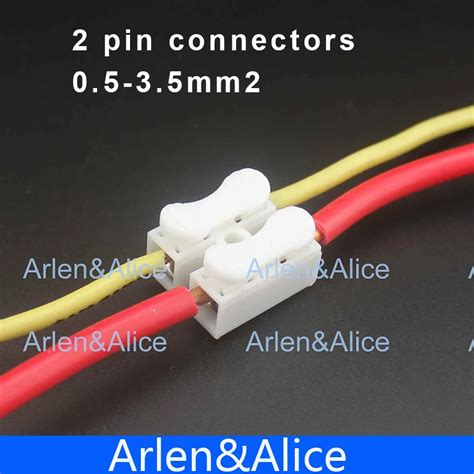 20pcs 2 Pin Push Quick Cable Connector Terminal Wiring Terminal 10a 380v In Connectors From
