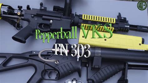 Fn303 And Pepperball Vks Less Lethal Launchers Wdf Youtube