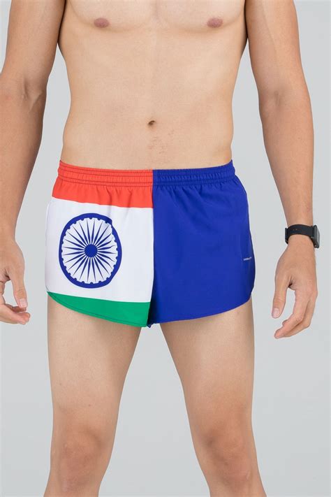 Mens 1 Inch Inseam Elite Split Running Shorts India Boa