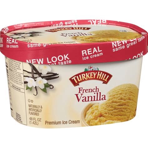 Turkey Hill French Vanilla Premium Ice Cream 48 Fl Oz Tub Ice