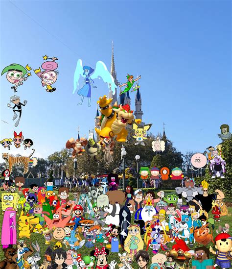 All Star Characters At Disney World By Egminecraftcastinc On Deviantart