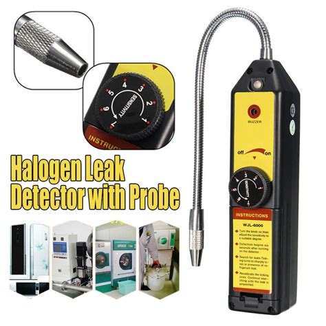 Portable Gas Leak Detector Sensor Halogen Tool Cfc Ac Freon Refrigerant