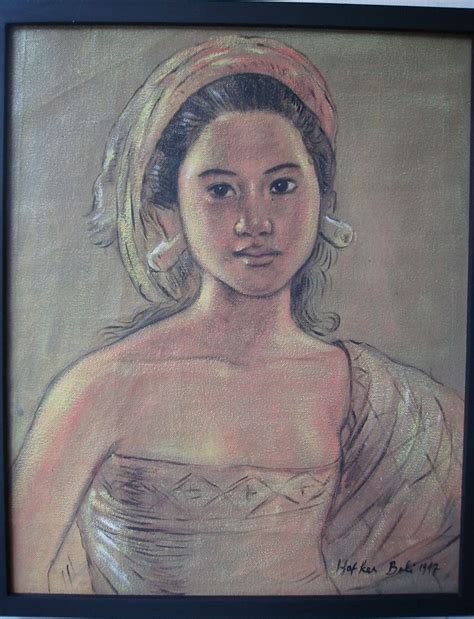 Gadis Bali B Oil On Canvas 40 X 50 Cm Rp 600000 Lukisan Jalak