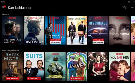 Nu Kan Du Ladda Ner Netflixmaterial Offline I Windows 10 Via Appen Då