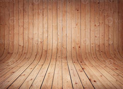 Brown Wood Backdrop Floor On Black Wall In Outdoor Background And Wood Old Plank Vintage Texture