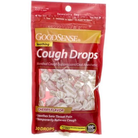 Good Sense® Soothing Cherry Cough Drops 30 Ct Kroger