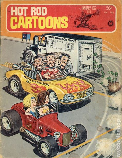Hot Rod Cartoons 1964 1974 Peterson Publishing Magazine Comic Books