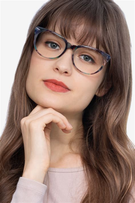 Mariposa Cat Eye Floral Glasses For Women Eyebuydirect Canada
