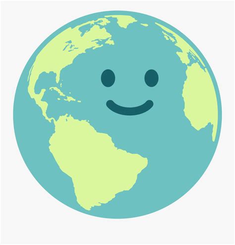 Happy Earth Illustration Png Free Transparent Clipart Clipartkey