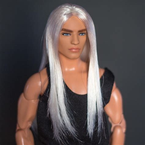 Ken Doll Ooak Repaint Reroot 16 Made To Move Mtm Barbie Looks Etsy