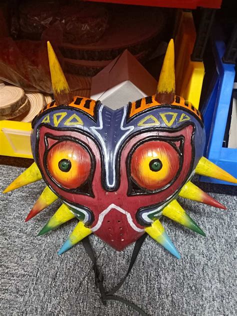 Majoras Mask Replica Hand Painted Majora Mask Etsy