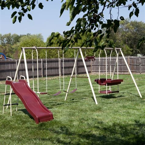 I Want This For The Kids Swing Set Metal Swing Sets Park Swings