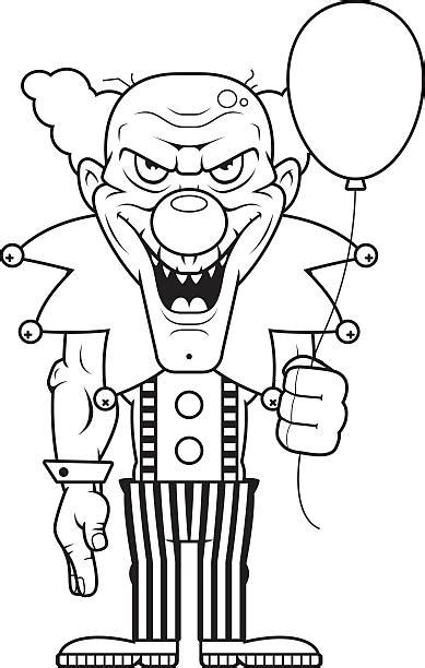 210 Evil Scary Clown Clip Art Stock Illustrations Royalty Free Vector
