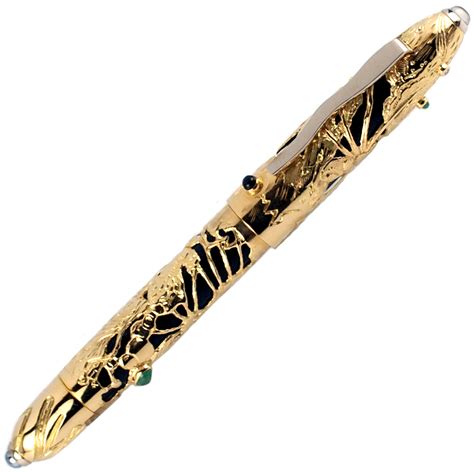 Omas Phoenix Platinum Fountain Pen Luxury Limited Edition With Diamonds