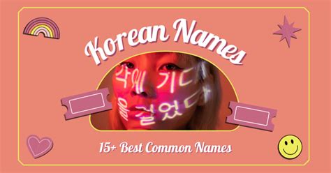 15 Best Common Korean Names Ling App