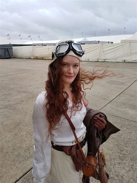 Dressed Up For Goodwood Revival Channeling My Inner Amelia Earhart