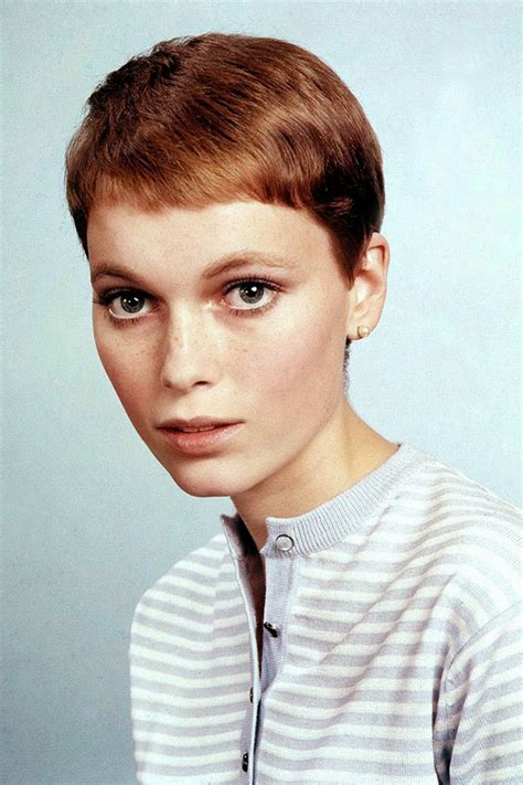 30 Beautiful Portraits Of Mia Farrow With Pixie Haircut In The 1960s ~ Vintage Everyday