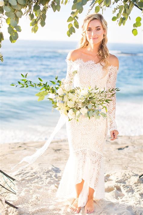 Barefoot Beach Bride For A Coastal Elopement Hey Wedding Lady