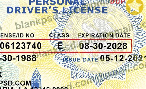 Louisiana Driver License Psd Template Roposh