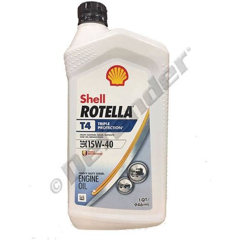 Shell Rotella T4 Triple Protection 15w 40 Heavy Duty Diesel Engine Oil