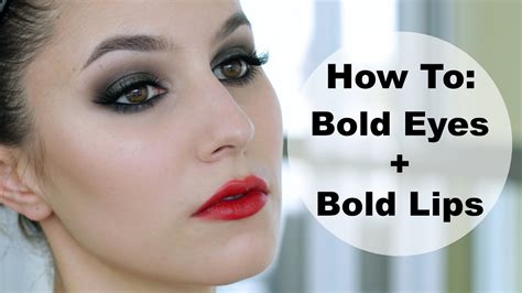 How To Bold Eye And Bold Lip Youtube