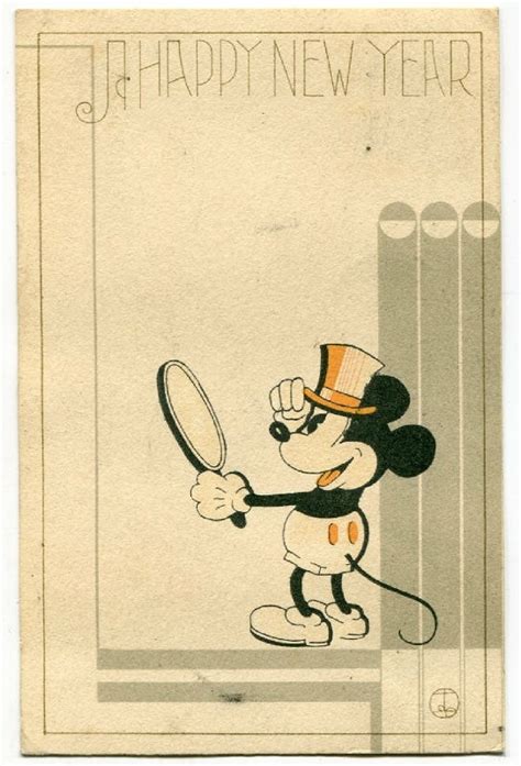 Vintage Disney Collectibles ~ Happy New Year Vintage Disney
